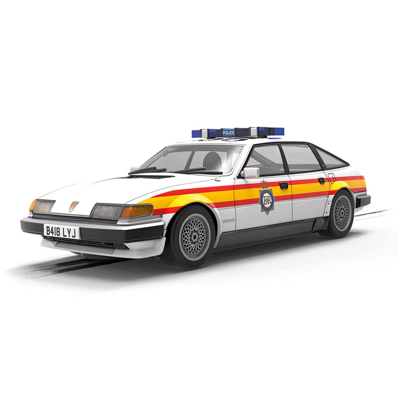 scalextric rover 3500 police car