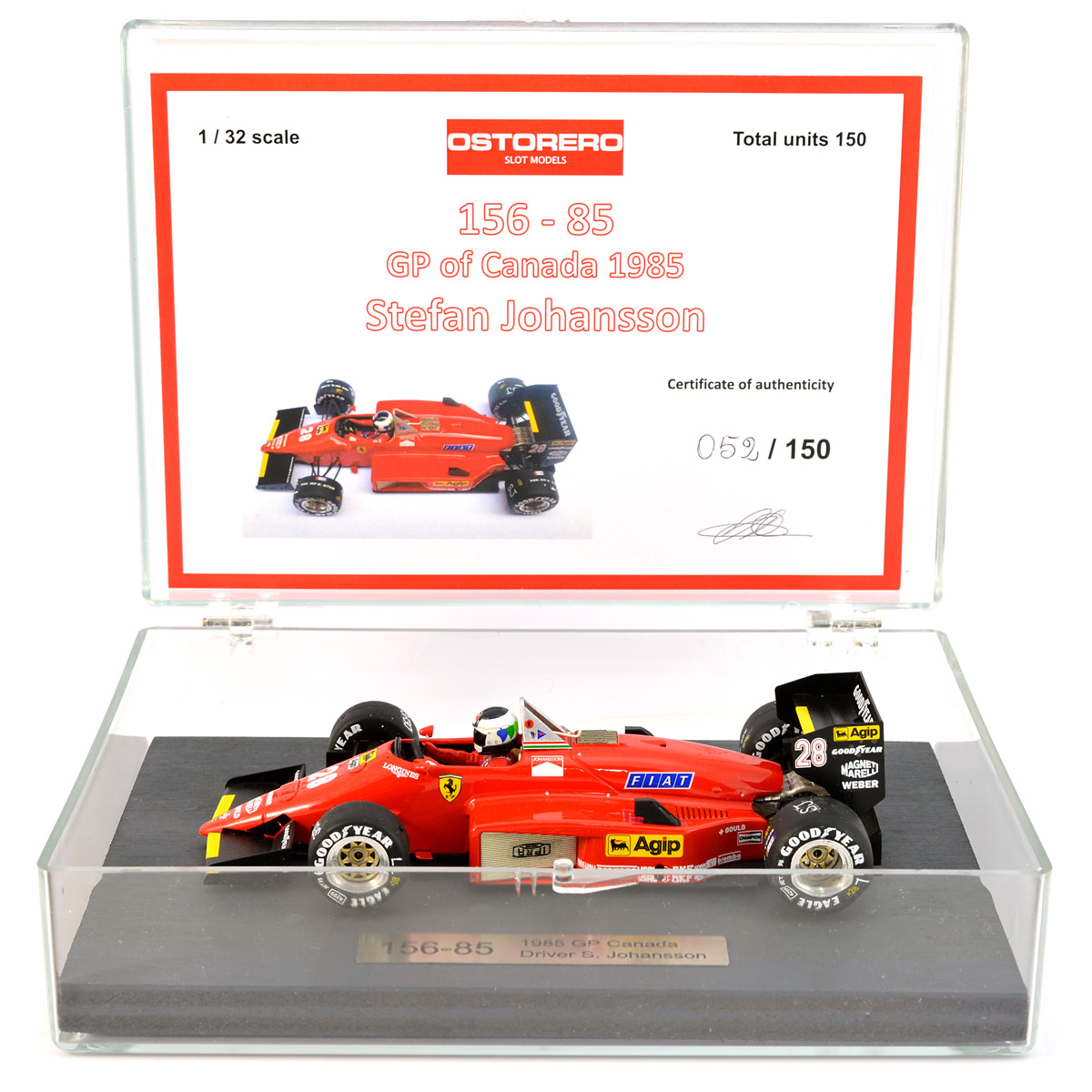 Ostorero Ferrari 156/85 No.28 GP Canada 1985 RTR