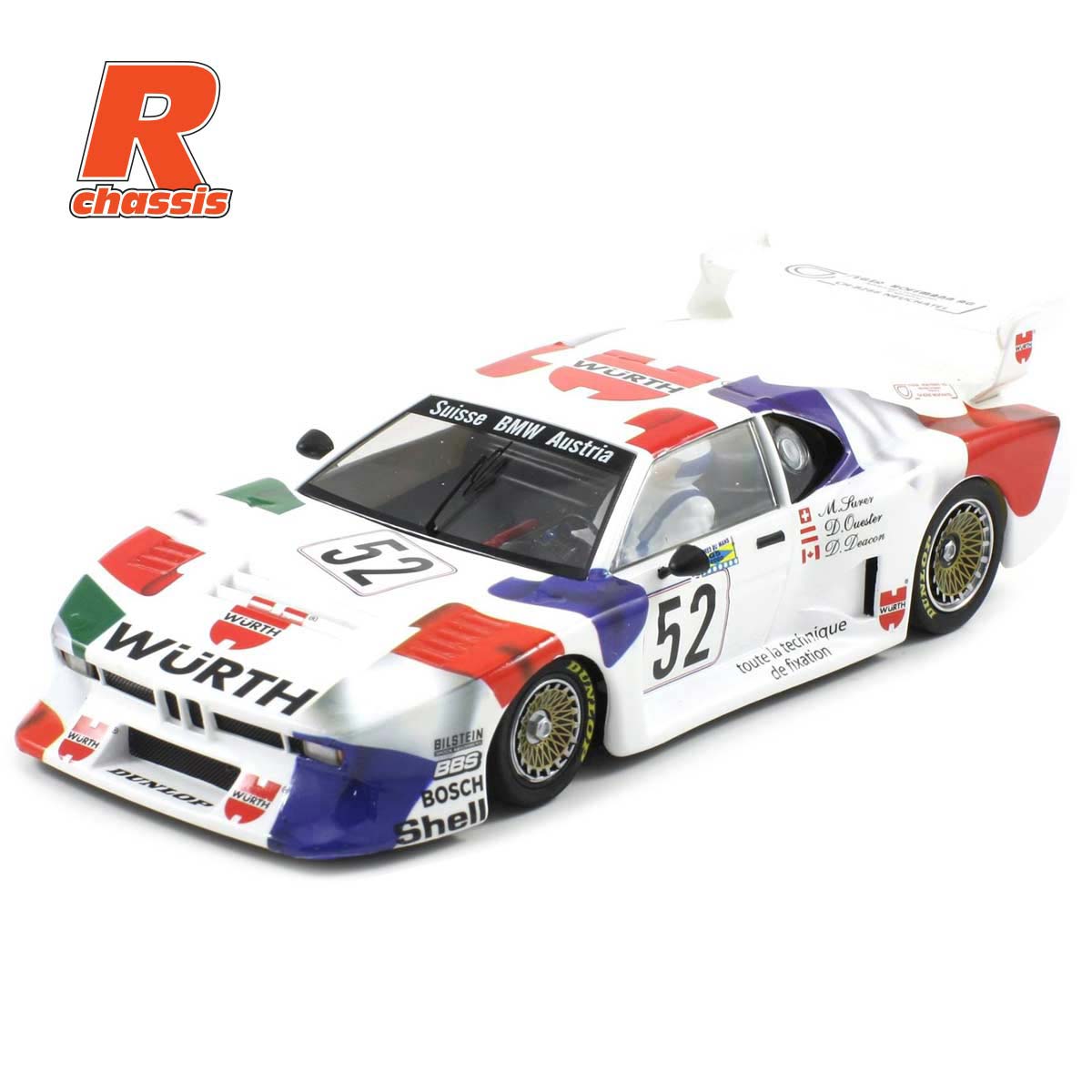 Scaleauto Bmw M1 No 52 Le Mans 1981 R Version Sc 6027r